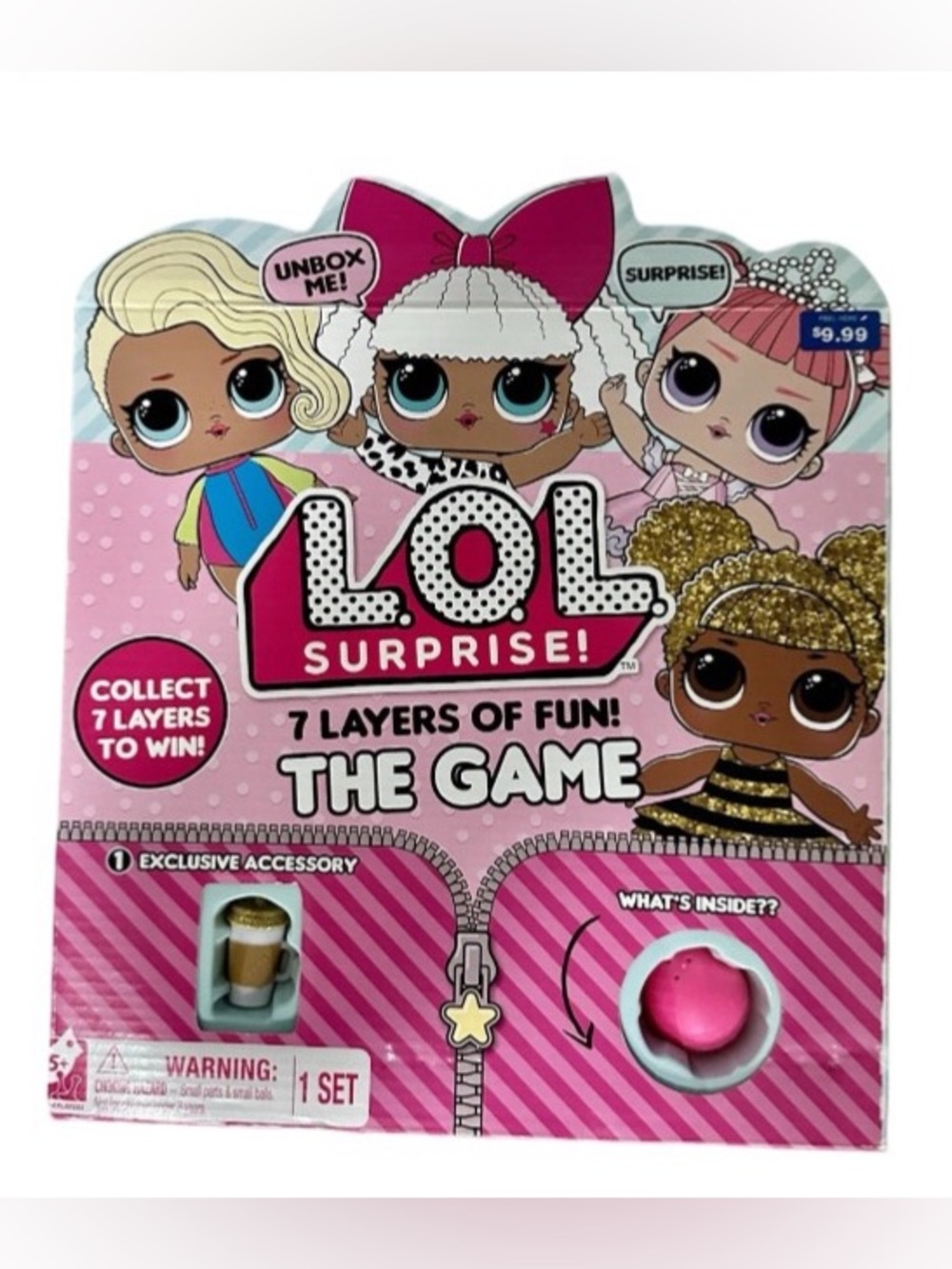 LOL Surprise 7 Layers of Fun The Game Board Game Ages 5+ Exclusive Accessory New